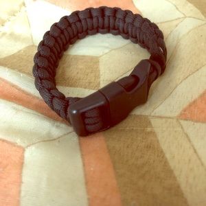 Men’s  Black Rope Bracelet